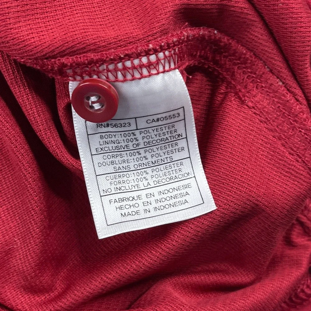 Alabama Crimson Tide‎ Polo Shirt Mens Large Red Nike Team Fit Dry Performance